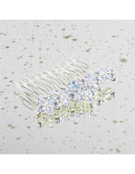 GRZEBIEŃ wsuwany do włosów wtykowy ozdobny diamenty Lolita Akcesoria CRYSTAL