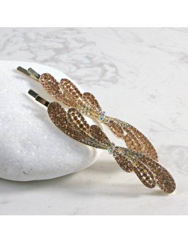 Wsuwka do włosów z kryształkami 2 szt. Lolita...