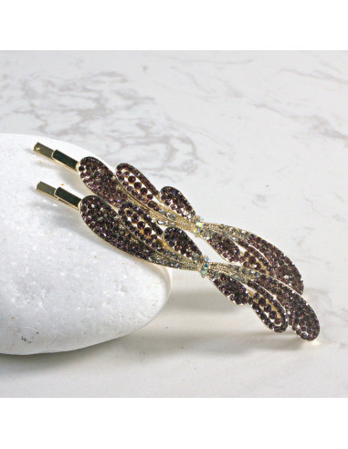 Wsuwka do włosów z kryształkami 2 szt. Lolita...