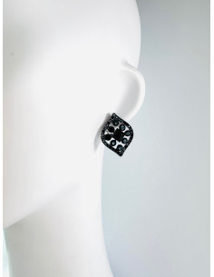 Kolczyki CZARNE WIECZOROWE ROMBY Lolita Accessories... 2