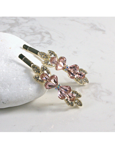 Wsuwka do włosów kokardka 2 szt. Lolita...