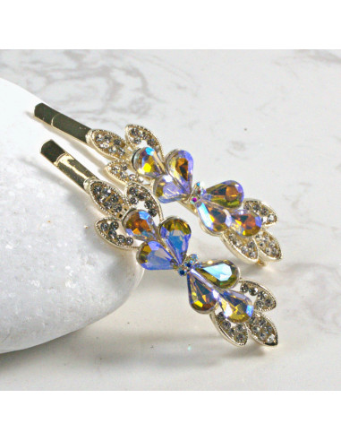 Wsuwka do włosów kokardka 2 szt. Lolita...