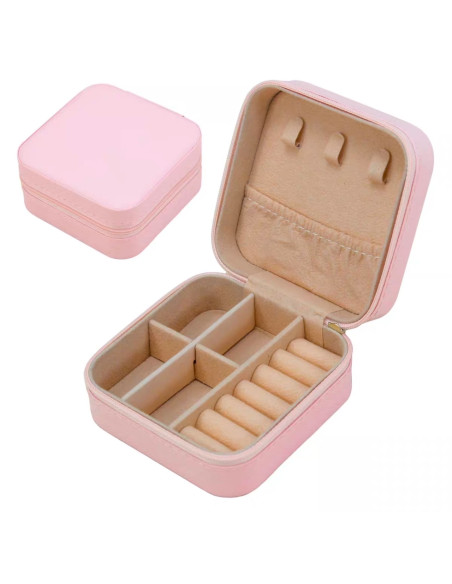 Szkatułka Pudełko podróżne na biżuterię Puzderko Etui Organizer