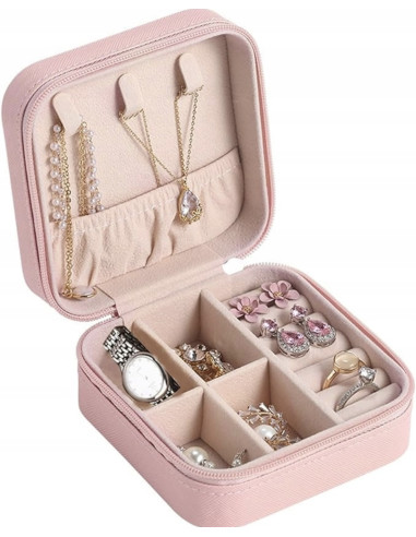 Szkatułka Pudełko podróżne na biżuterię...