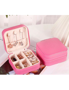 Szkatułka Pudełko podróżne na biżuterię Puzderko Etui... 2