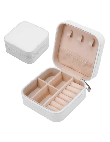 Szkatułka Pudełko podróżne na biżuterię Puzderko Etui Organizer