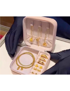 Szkatułka Pudełko podróżne na biżuterię Puzderko Etui... 2