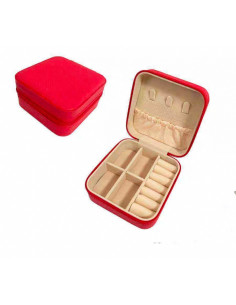 Szkatułka Pudełko podróżne na biżuterię Puzderko Etui...