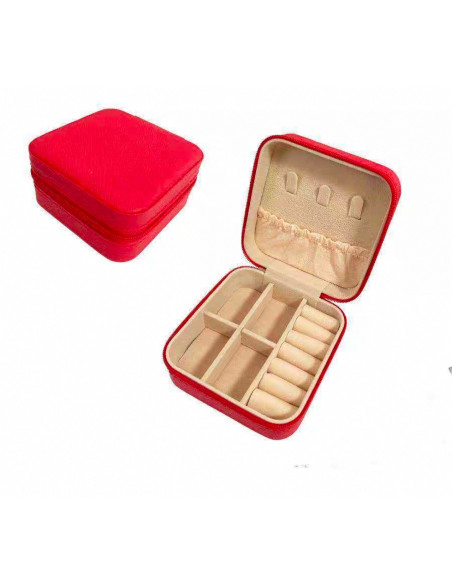 Szkatułka Pudełko podróżne na biżuterię Puzderko Etui Organizer