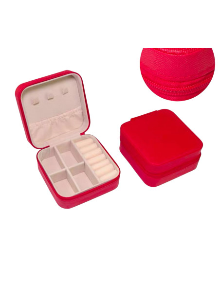 Szkatułka Pudełko podróżne na biżuterię Puzderko Etui Organizer