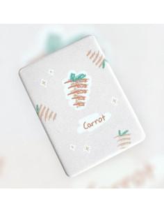 Eleganckie Składane Dwustronne Lusterko kieszonkowe do...