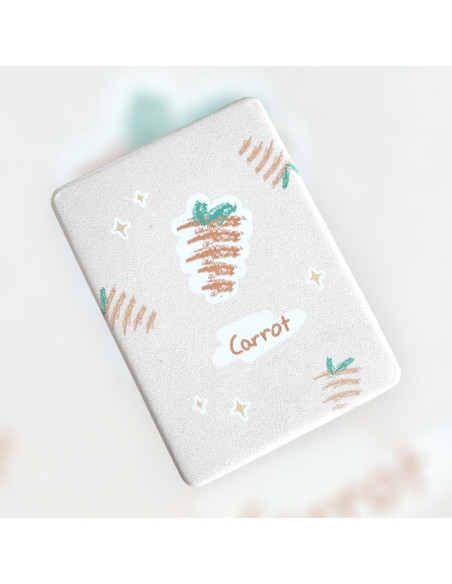 Eleganckie Składane Dwustronne Lusterko kieszonkowe do Kosmetyczki