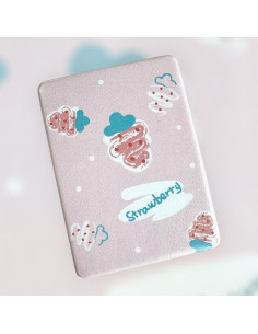 Eleganckie Składane Dwustronne Lusterko kieszonkowe do...