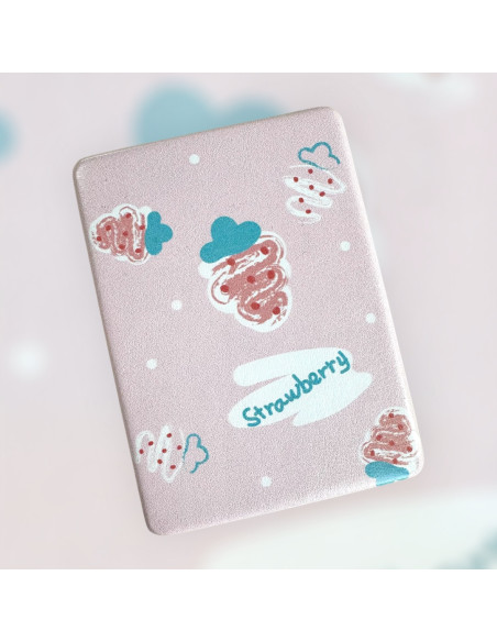 Eleganckie Składane Dwustronne Lusterko kieszonkowe do Kosmetyczki