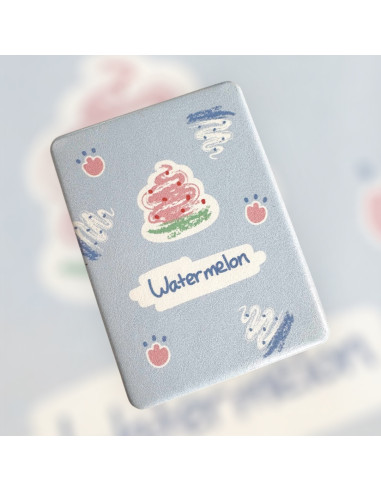 Eleganckie Składane Dwustronne Lusterko kieszonkowe do Kosmetyczki