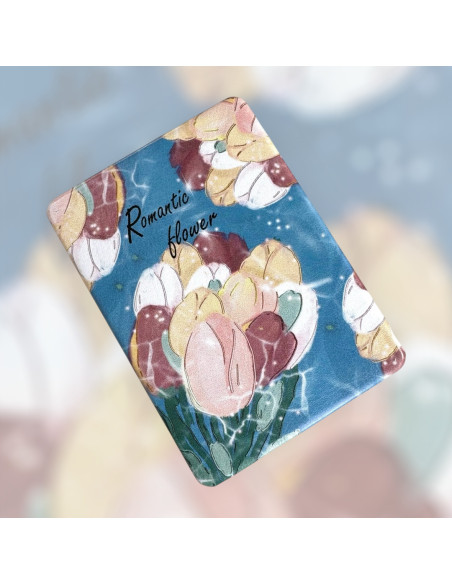 Eleganckie Składane Dwustronne Lusterko kieszonkowe do Kosmetyczki