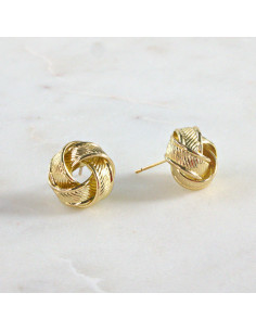 Kolczyki ZŁOTY WĘZEŁ SUPEŁ 1,2 cm Lolita Accessories... 2