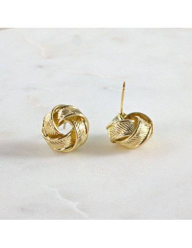 Kolczyki ZŁOTY WĘZEŁ SUPEŁ 1,2 cm Lolita...