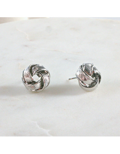 Kolczyki SREBRNY WĘZEŁ SUPEŁ 1,2 cm Lolita...