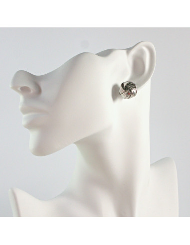 Kolczyki SREBRNY WĘZEŁ SUPEŁ 1,2 cm Lolita...