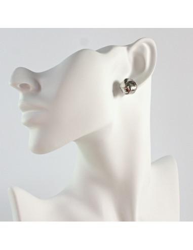 Kolczyki SREBRNY WĘZEŁ SUPEŁ 1 cm Lolita...