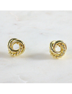 Kolczyki ZŁOTY WĘZEŁ SUPEŁ 1,2 cm Lolita Accessories...