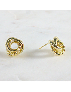 Kolczyki ZŁOTY WĘZEŁ SUPEŁ 1,2 cm Lolita Accessories... 2