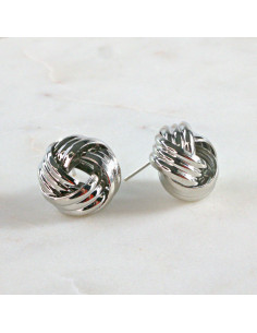 Kolczyki SREBRNY WĘZEŁ SUPEŁ 1,8 cm Lolita Accessories... 2