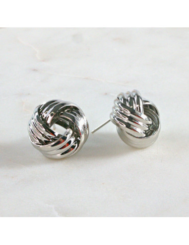 Kolczyki SREBRNY WĘZEŁ SUPEŁ 1,8 cm Lolita...