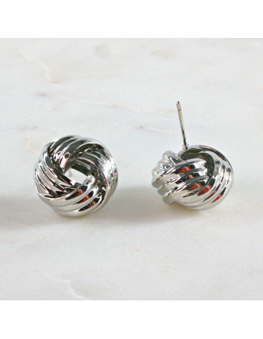 Kolczyki SREBRNY WĘZEŁ SUPEŁ 1,8 cm Lolita...