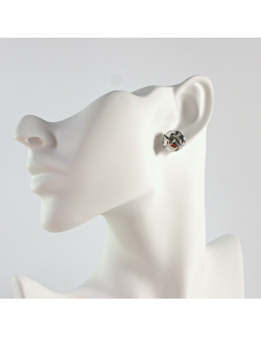 Kolczyki SREBRNY WĘZEŁ SUPEŁ 1,2 cm Lolita...