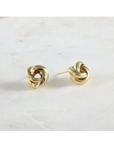 Kolczyki ZŁOTY WĘZEŁ SUPEŁ 1,2 cm Lolita Accessories... 2