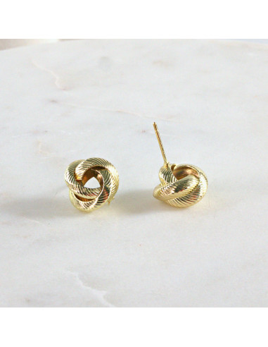 Kolczyki ZŁOTY WĘZEŁ SUPEŁ 1,2 cm Lolita...