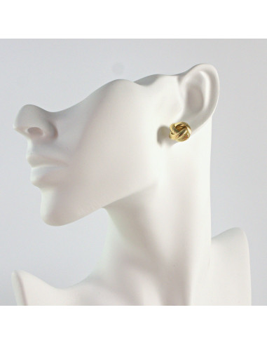 Kolczyki ZŁOTY WĘZEŁ SUPEŁ 1,2 cm Lolita...