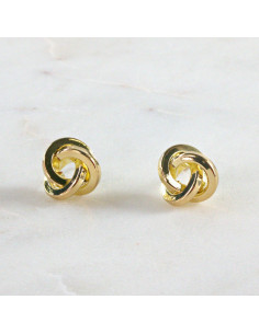 Kolczyki ZŁOTY WĘZEŁ SUPEŁ 1 cm Lolita Accessories...