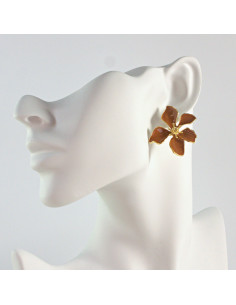 Kolczyki dwustronne Kwiaty  Lolita Akcesoria  srebrny...