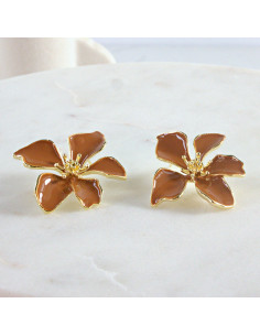 Kolczyki dwustronne Kwiaty  Lolita Akcesoria  srebrny... 2