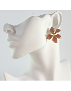Kolczyki dwustronne Kwiaty  Lolita Akcesoria  srebrny...