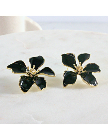 Kolczyki dwustronne Kwiaty  Lolita Akcesoria...