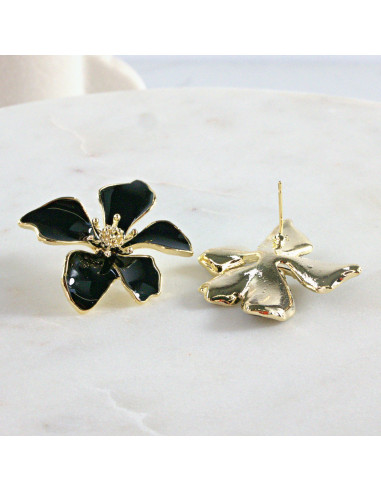 Kolczyki dwustronne Kwiaty  Lolita Akcesoria...