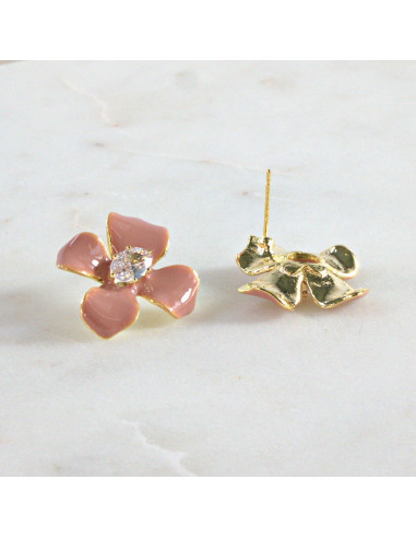 Kolczyki  Kwiaty  Lolita Akcesoria  srebrny...