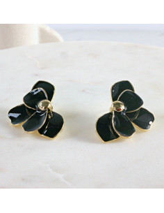 Kolczyki  Dwustronne Kwiaty  Lolita Akcesoria  srebrny... 2