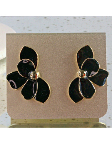 Kolczyki  Dwustronne Kwiaty  Lolita Akcesoria...