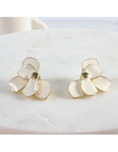 Kolczyki  Dwustronne Kwiaty  Lolita Akcesoria  srebrny... 2