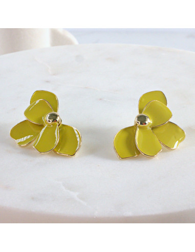 Kolczyki  Dwustronne Kwiaty  Lolita Akcesoria...