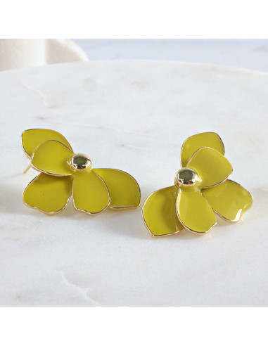 Kolczyki  Dwustronne Kwiaty  Lolita Akcesoria...