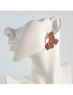 Kolczyki  Dwustronne Kwiaty  Lolita Akcesoria  srebrny...