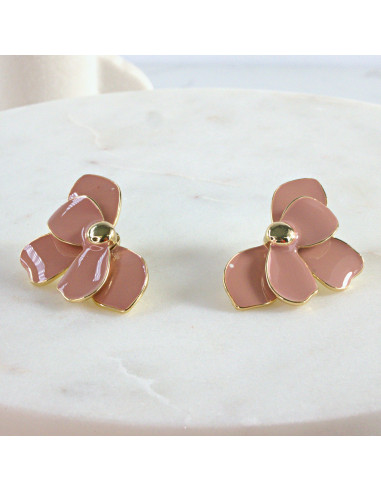 Kolczyki  Dwustronne Kwiaty  Lolita Akcesoria...