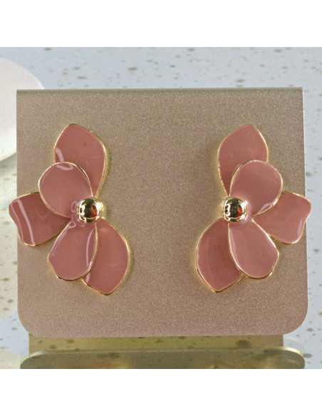 Kolczyki  Dwustronne Kwiaty  Lolita Akcesoria  srebrny sztyft 925