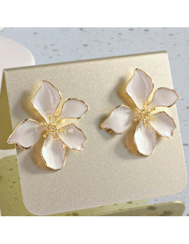 Kolczyki   Kwiaty  Lolita Akcesoria  srebrny...